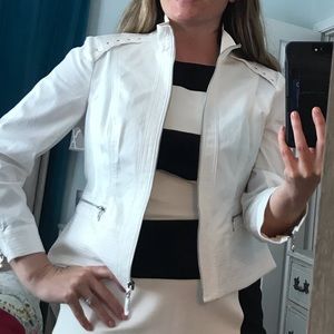 White House Black Market Jacket w/ zipper details